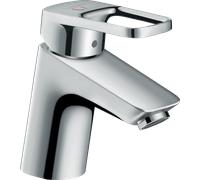 Mitigeur de lavabo HANSGROHE Logis Loop Eco CH3 CoolStart, avec tirette et vidage synthétique chromé - 71153000