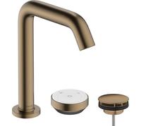Hansgrohe Mitigeur de lavabo Tecturis S 2 trous bronze brossé CoolStart EcoSmart+ bonde intégrée