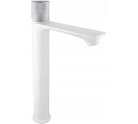 Mexen Royo One robinet de lavabo haut, blanc/chrome - 72211-22 4605 5907709112742