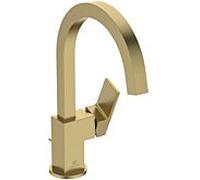 Mitigeur de lavabo Ideal Standard Extra BD504A2 90x245x307 mm, bec haut, avec bonde, finition or brossé