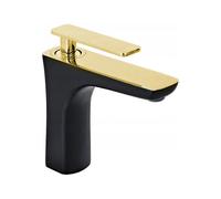 Mitigeur de lavabo Indus, noir/or (744600-75)