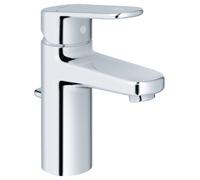 Mitigeur lavabo Grohe EuroPlus 32612 EcoJoy avec tirette, chromé, mitigeur monocommande