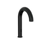 Mitigeur de lavabo monocommande VitrA Liquid sans contact A4278839, saillie de 175 mm, installation monotrou, sans bonde, pour raccordement au réseau (230 V), noir brillant