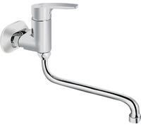 Mitigeur de lavabo mural Heinrichschulte Alpha 350 pivotant