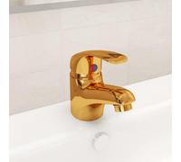 vidaXL Mitigeur lavabo doré