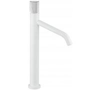 Mexen Rumba One robinet de lavabo haut, blanc/chrome - 73511-22 4528 5907709109957