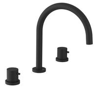 Mitigeur de lavabo Sapho ULTRAMIX à 3 trous, noir mat