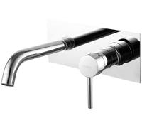 Mitigeur de lavabo sur colonne Alma en chrome (75115-00)