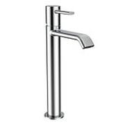 Meda mitigeur de lavabo réhaussé bec fixe 120 mm sans vidage chromé - LAUFEN HF506614100000