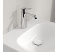 Mitigeur de lavabo Villeroy & Boch Skyla TVW11600200061 Laiton, ColdStart, AquaSmart, Chrome