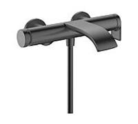 Hansgrohe Mitigeur de salle de bain Vivenis 75420340 – saillie 216 mm, chrome noir brossé