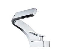 Mitigeur de salle de bain noir à fixation sur plage, mitigeur monotrou for lavabo et eau chaude/froide(Color-7)