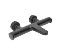 Mitigeur de salle de bain SAT Dark sans kit de douche 150 mm noir SATBSDA222C