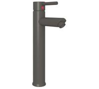 vidaXL Mitigeur de salle de bain Gris 12x30 cm