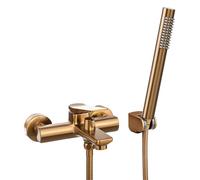 Mitigeur de salle de bains NERI avec ensemble de douche - cuivre