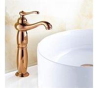 Mitigeur d'eau Froide en cuivre Antique Or Argent Blanc à Section Haute, Robinet de Cuisine, Robinet d'évier de Salle de Bain en céramique à Une Seule poignée, Une Seule poignée, Connexion,