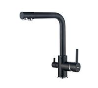 Mitigeur d'évier 3 Voies - GRIFEMA - Dover-G4003B - Noir - Céramique - Durable