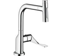 Mitigeur d'évier AXOR Citterio monocommande Select 230 2jets avec douchette extractible et sBox, chrome