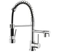 Mitigeur d'Evier Chef Double Sortie Chromé OASIS by Eurosanit