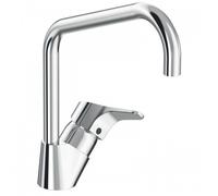 Porcher - Mitigeur évier col de cygne Ulysse Cartouche Ø 38 mm chromé sans tirette ni vidage