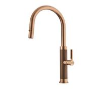 Mitigeur d'évier - Franke Mythos Masterpiece - Cuivre - Douchette extractible - 466 mm de hauteur
