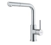 Mitigeur d'évier - FRANKE - Smart Glenda - Inox brossé - Bec extractible - 180° pivotant