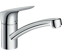 Mitigeur d'évier hansgrohe Logis bec pivotant chromé, 1 pièce.