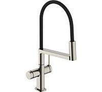 Hansgrohe Mitigeur de cuisine Talis Select M54 PowderSpray 3 jets sur pied inox 72861800