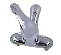 Mitigeur Douche Monocommande Laiton G1/2 Pouces | élargie pour prise pour en main confortable, rotation fluide gauche-droite, réglage pour précis du débit et température