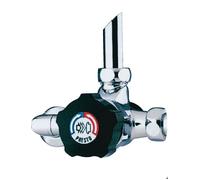 Mitigeur douche monocommande - PRESTO - ALPA - Bouton polyacétal noir - Mécanisme à ru uto-nettoyé - Débit 6 L/min
