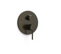 Mitigeur douche pour boîtier encastré Rapid-box 3 voies Noir Bronze - TRES 26227310KMB