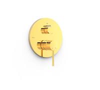 Mitigeur douche pour boîtier encastré Rapid-box 3 voies Or 24K - TRES 26227310OR