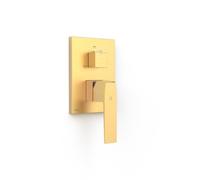 Mitigeur douche pour boîtier encastré Rapid-box 3 voies Or Mat 24K - TRES 20227310OM