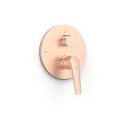 Mitigeur douche pour boîtier encastré Rapid-box 3 voies Or Rose Mat 24K - TRES 28127310OPM