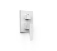 Mitigeur douche pour boîtier encastré Rapid-box 3 voies WHITEMAT (blanc mat) - TRES 20227310BM