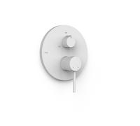 Mitigeur douche pour boîtier encastré Rapid-box 3 voies WHITEMAT (blanc mat) - TRES 26227310BM