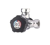 Mitigeur douche monocommande - PRESTO - ALPA - Bouton polyacétal noir - Mécanisme à ru uto-nettoyé - Débit 6 L/min