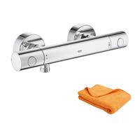 Mitigeur douche thermostatique GROHE Quickfix Precision Get + microfibre