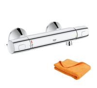 Mitigeur douche thermostatique GROHE Quickfix Precision Trend + microfibre