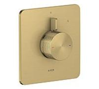 Mitigeur encastré Hansgrohe AXOR Citterio C 49651950, garniture de finition, 1 sortie, laiton brossé