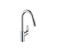 Mitigeur évier bec C avec douchette extractible FOCUS M41 - HANSGROHE - 31850000