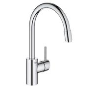 Mitigeur évier CONCETTO bec haut avec mousseur extractible - GROHE - 32663003