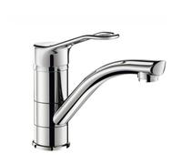 Delabie Mitigeur d'évier monocommandé SPT 2510 – Bec pivotant H155 L230, poignée étrier