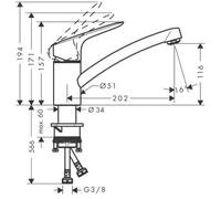 Mitigeur évier Logis ÉCO C3