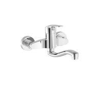 Mitigeur évier mural Bec 200 mm Chromé - TRES 21632030
