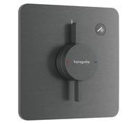 Mitigeur hansgrohe DuoTurn Q, encastré, 1 point d'eau, rosace Soft Edge, 75614340