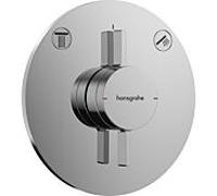 Mitigeur Hansgrohe DuoTurn S 75418340 UP, pour 2 sorties, chrome noir brossé