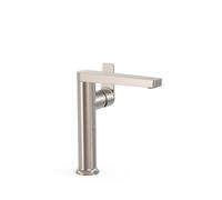 Mitigeur haut avec manette latérale pour lavabo Project Acier - TRES 22164701AC
