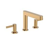 Mitigeur lavabo 3 trous Hansgrohe Finoris 110, référence 76033140, avec bonde à ouverture par pression, finition bronze brossé