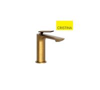 Mitigeur lavabo avec vidage Up & Down Or Brossé FOIL - CRISTINA ONDYNA FL22096P